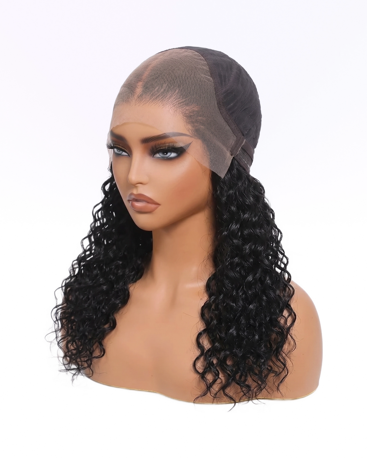 Perruque Water Wave Prête-à-porter (Glueless) - Noir Naturel, HD Lace | LYS — vue 4