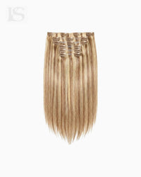 Extensión de Pelo Natural Ash Bronde Highlight / #H21/60/16 Lys — el juego completo