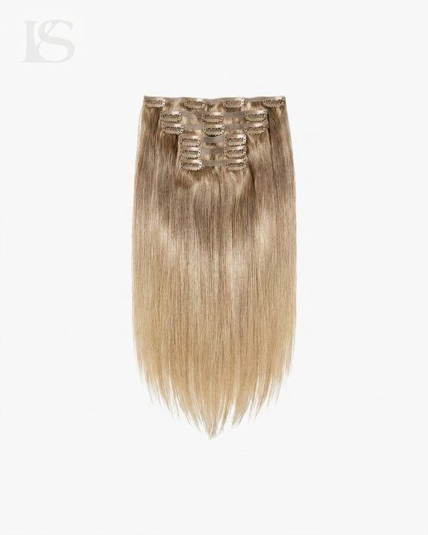 Natural Hair Extension Ash Brown/Ash Blonde / #8/60 Lys — the complete set