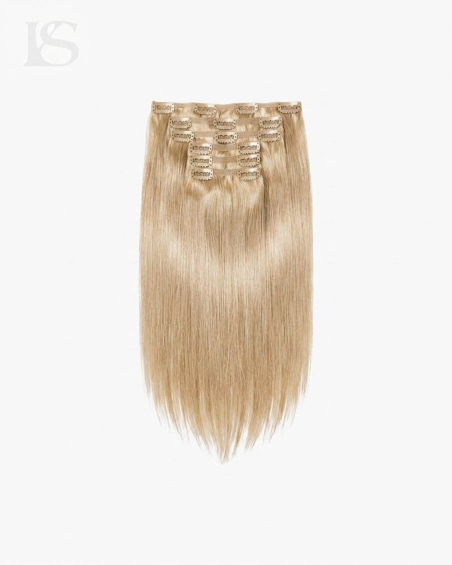 Natural Hair Extension Butter Blonde / #P10/16/60 Lys — the complete set