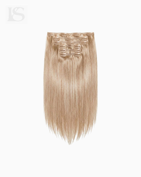 Natural Hair Extension Golden Hour Blonde Lys — the complete set