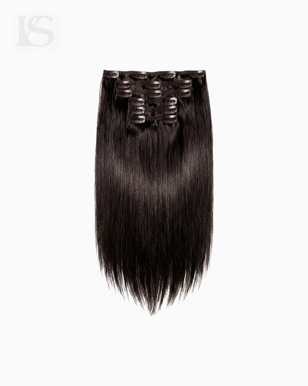 Extension Cheveux Naturel Mochachino Brown / #1C Lys — le lot complet