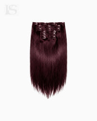 Extensión de Pelo Natural Mulberry Wine / #510 Lys — el juego completo