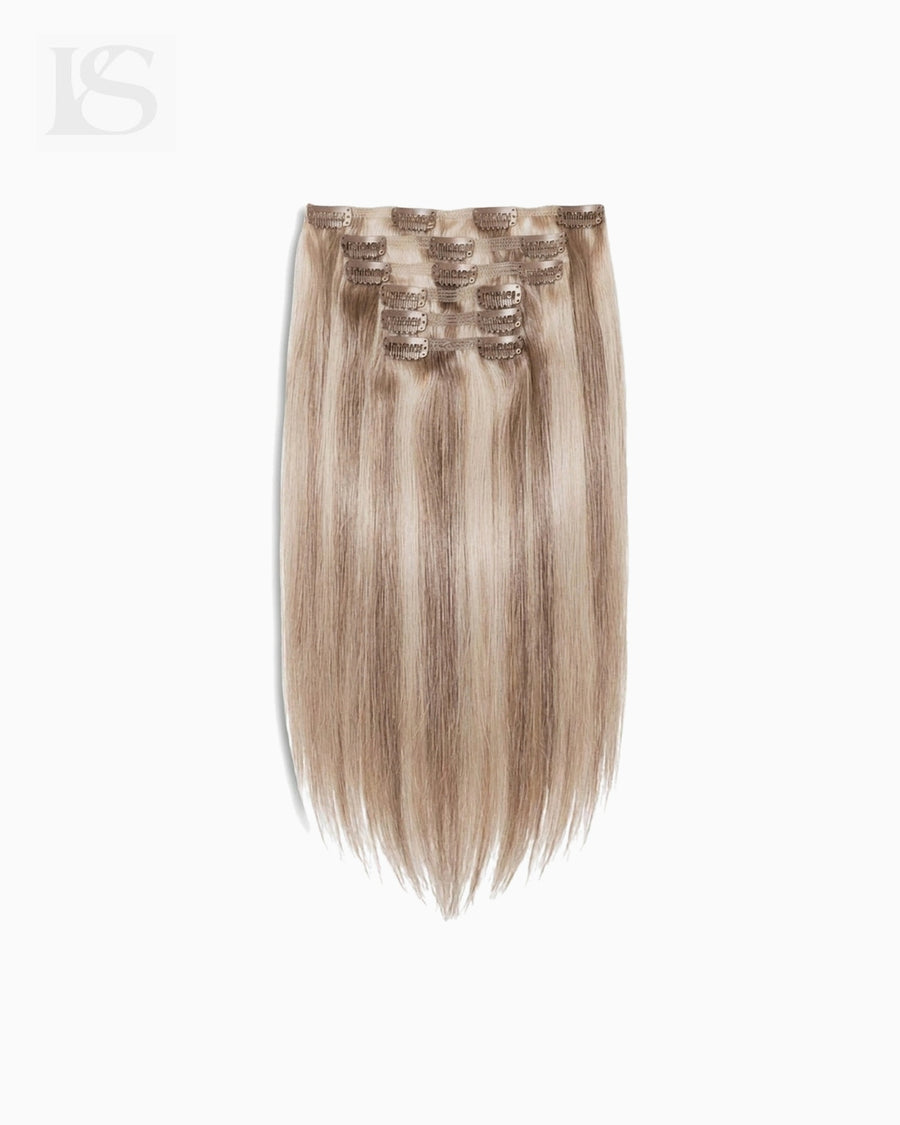 Extension Cheveux Naturel Pearl Blonde Highlight / #8C/88 Lys — le lot complet
