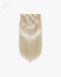 Natural Hair Extension Platinum Blonde / #80 Lys — the complete set