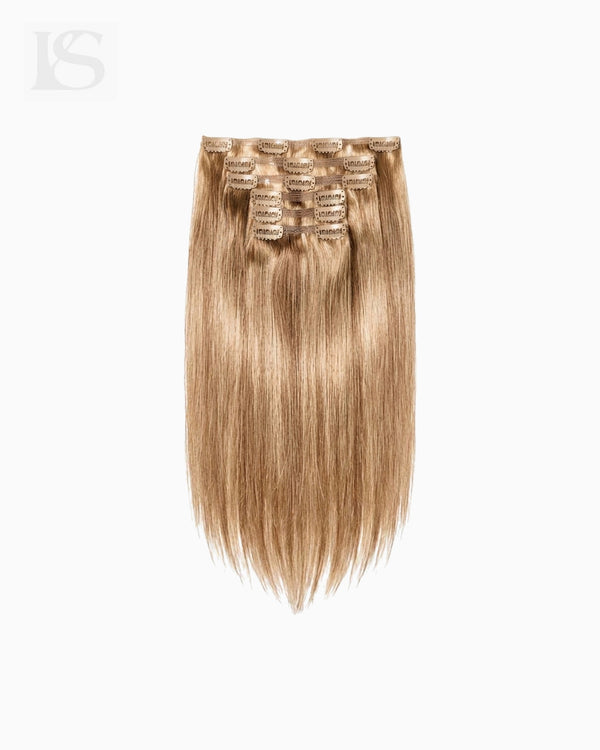 Extension Cheveux Naturel Vanilla Latte Highlight #8/8/60 Lys — le lot complet