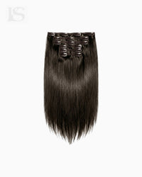 Natural Hair Extension Walnut Brown / #3 Lys — the complete set