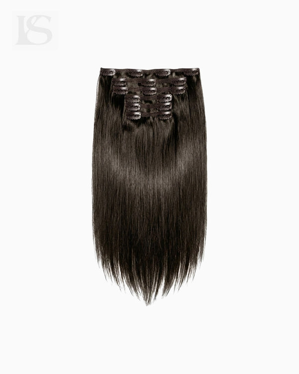 Extension Cheveux Naturel Walnut Brown / #3 Lys — le lot complet