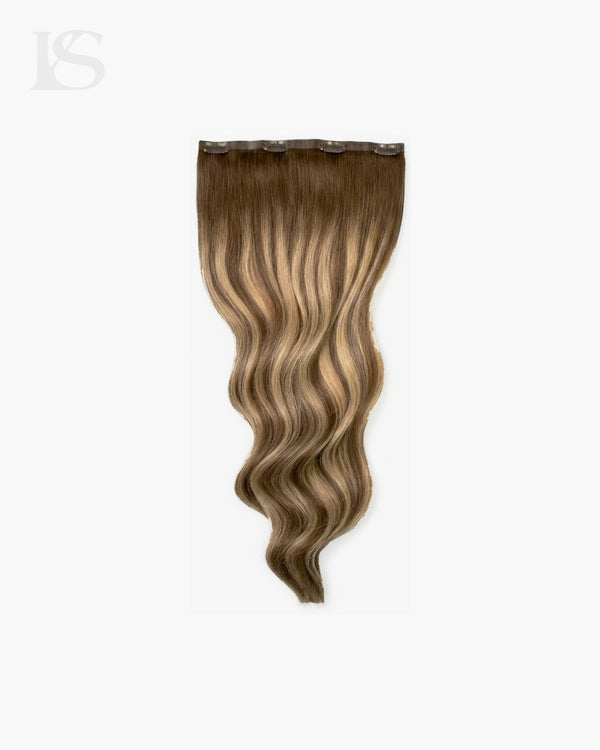 Natural Bronde Body Wave Hair Extensions Clip-in LYS
