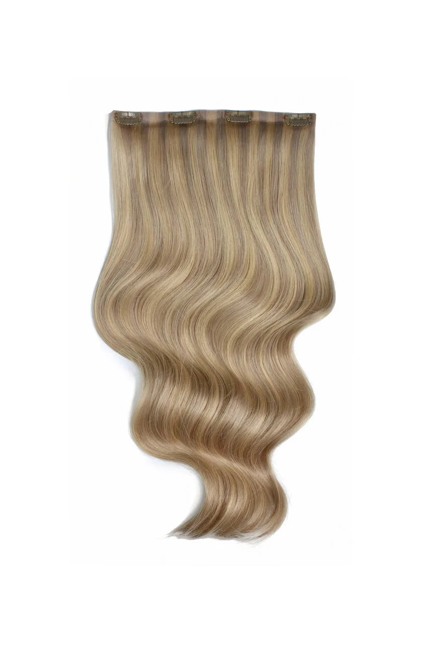 Extensions Cheveux Naturel Cappuccino Clip-in ondulé LYS — vue 1