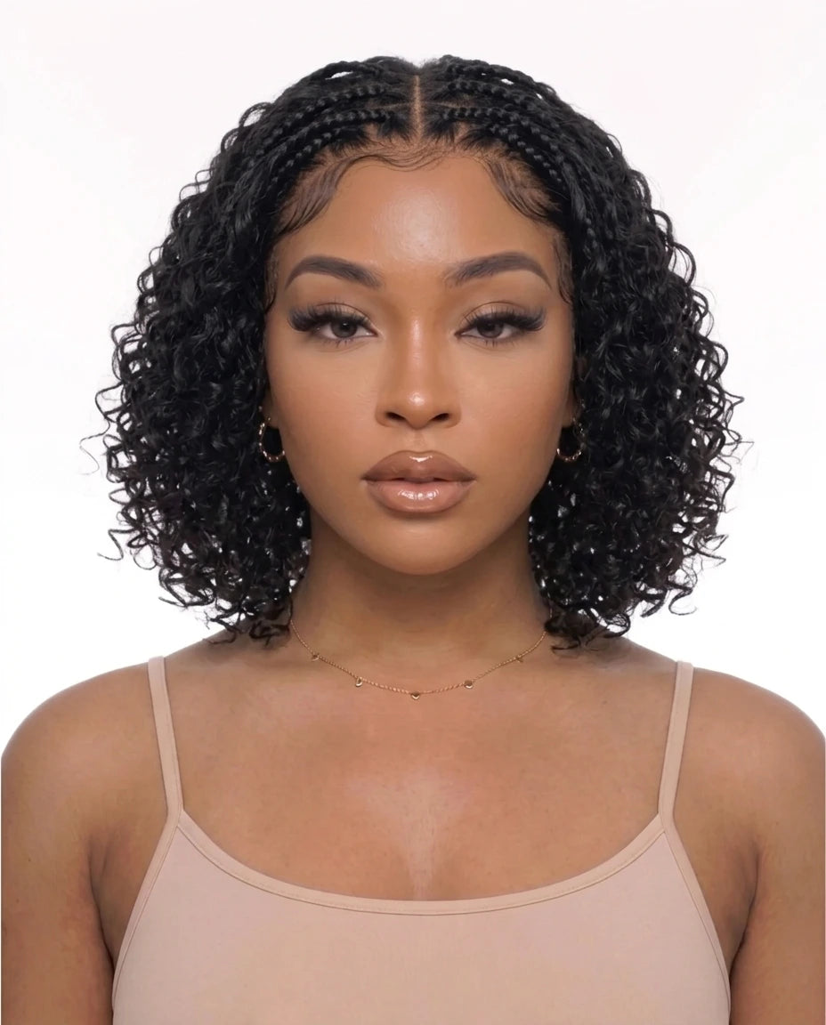 Perruque Boho Braids Water Wave HD Lace Glueless | LYS — vue 5