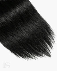 Extensions à clips cheveux naturels noirs lisses LYS — visuel 3