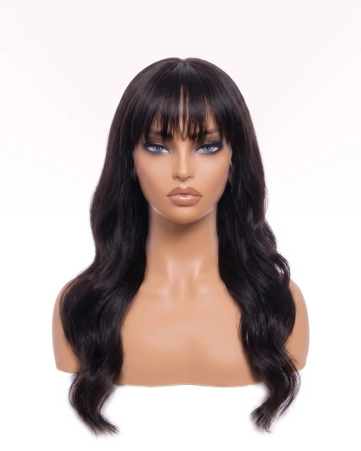 Body Wave Paryk med Pandehår - Natursort | LYS — vue 1
