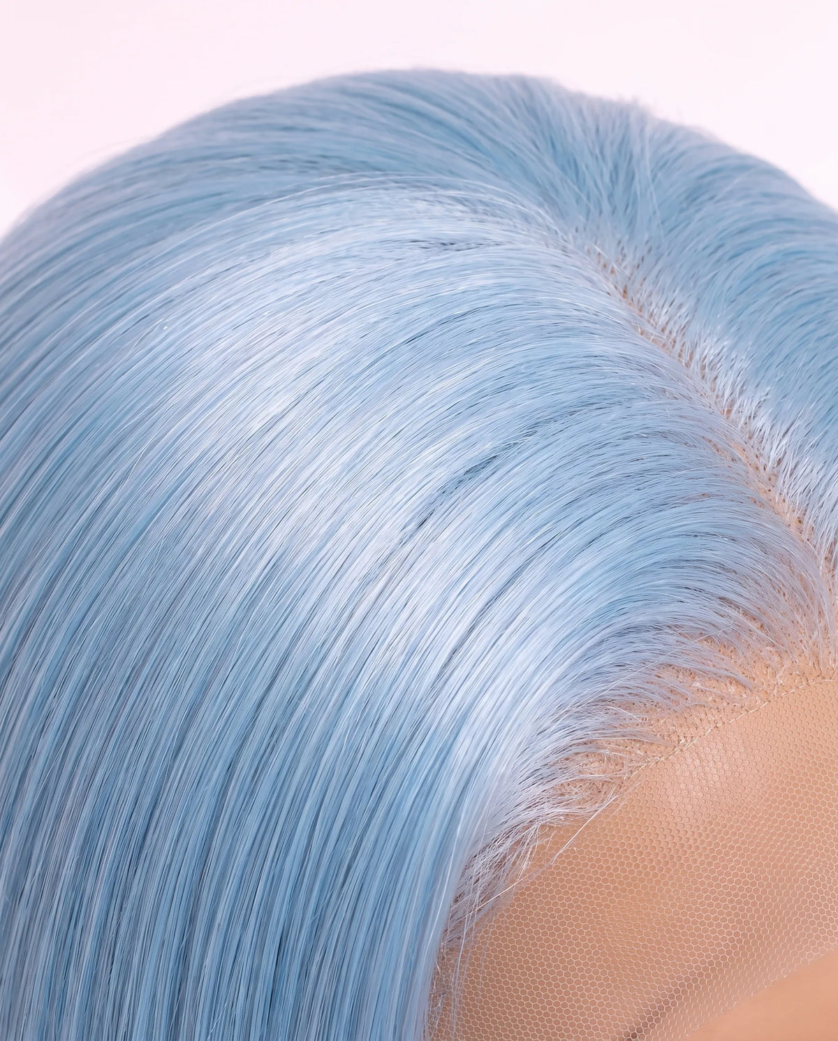 Natural Light Blue Straight Hair Wigs Long LYS — vue 3