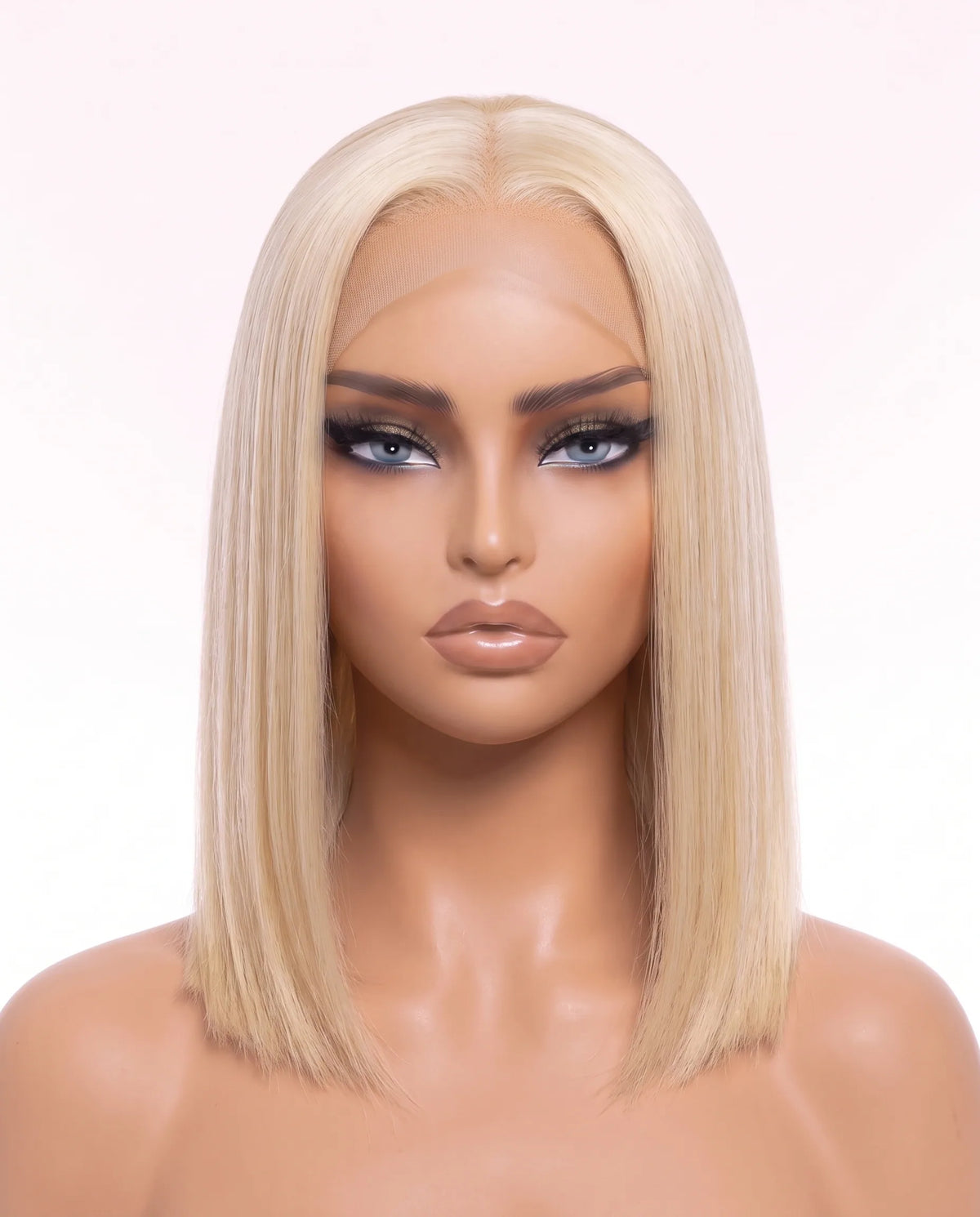 Natural Blonde Straight Hair Wigs bob LYS — vue 1