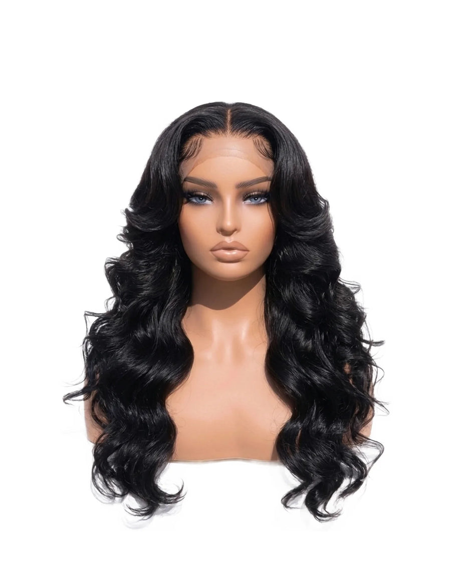 Perruques Cheveux Naturel Noir Naturel ondulé Long LYS