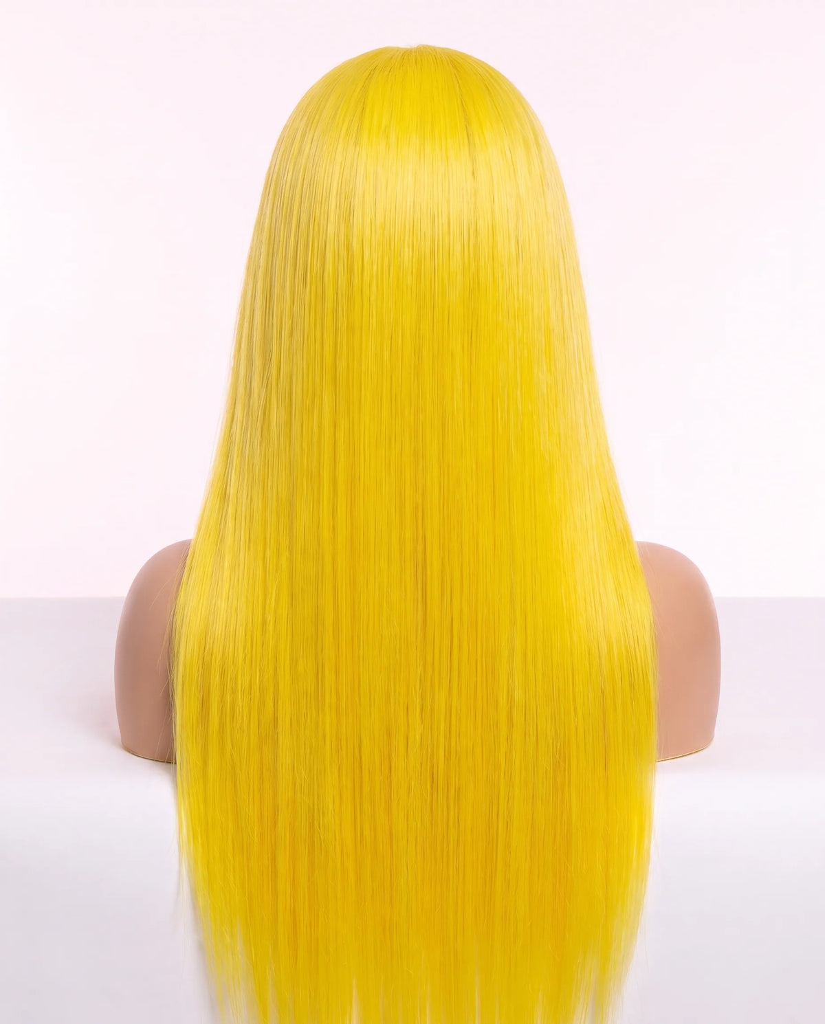 Natural Yellow Straight Hair Wigs Long LYS — vue 2