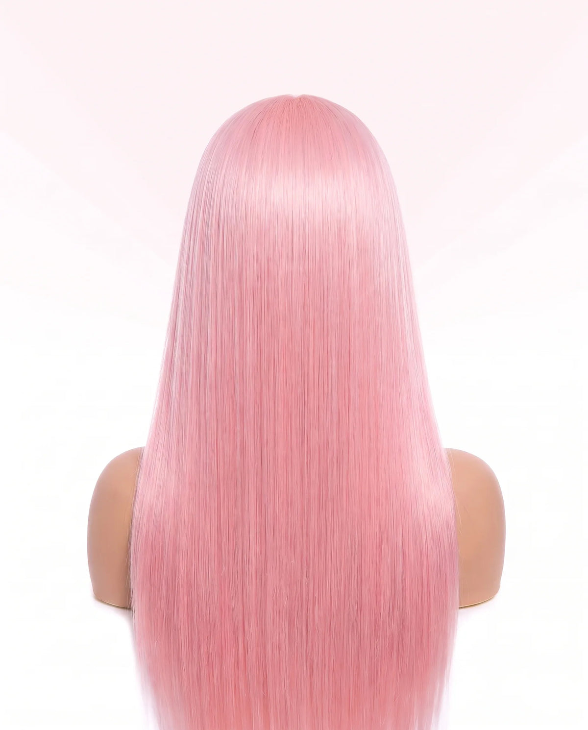 Natural Pink Straight Hair Wigs Long LYS — vue 2