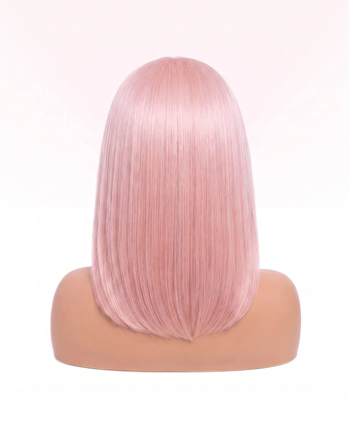 Natural Light Pink Straight Hair Wigs bob LYS — vue 2