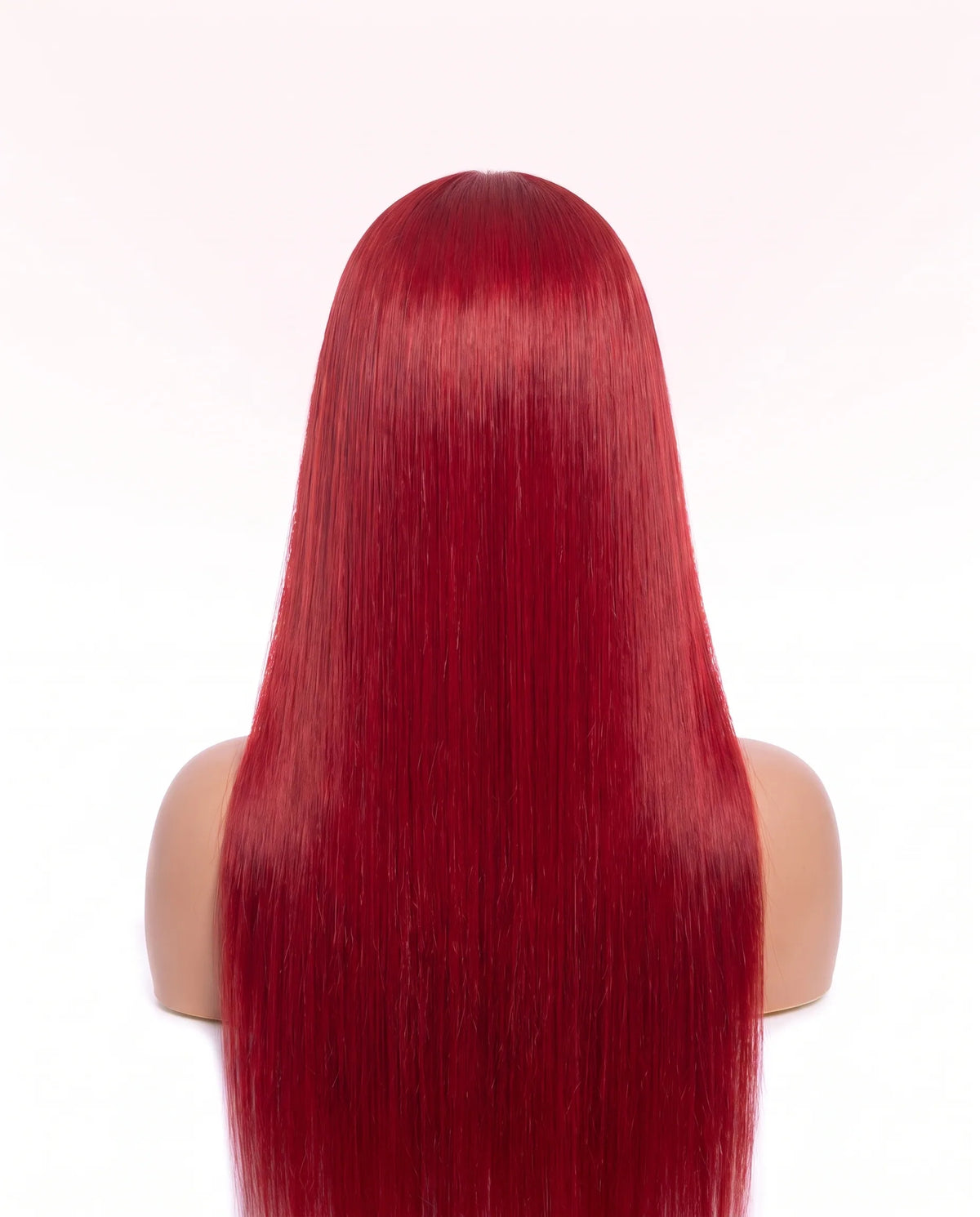 Natural Red Straight Hair Wigs Extra Long LYS — vue 2