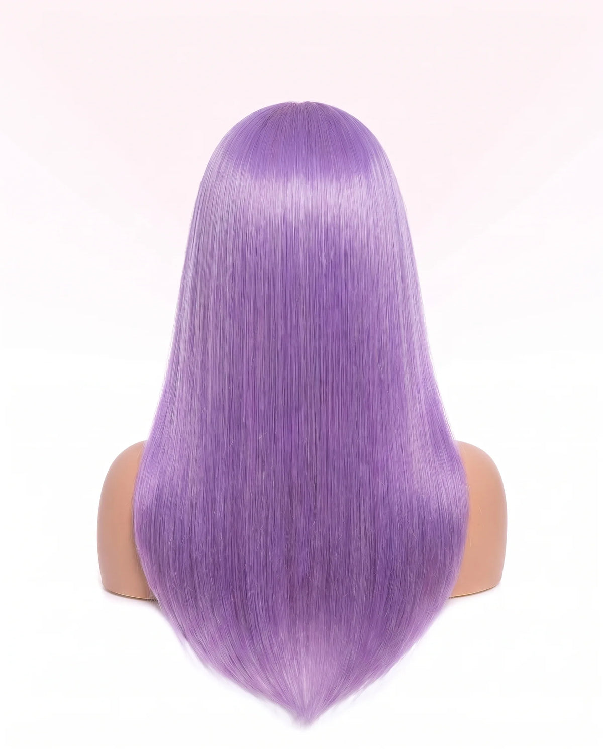 Natural Lavender Purple Straight Hair Wigs Long LYS — vue 2