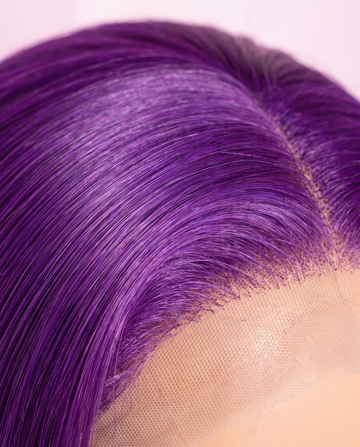 Natural Purple Straight Hair Wigs Extra Long LYS — vue 3