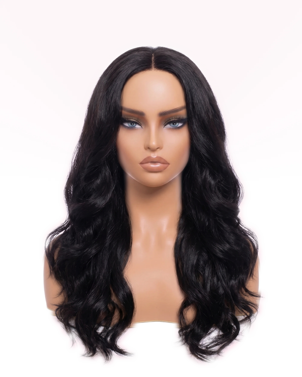 Demi-Perruque Yaki Body Wave Layers - Noir Naturel | LYS