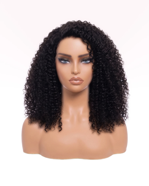 Demi-Perruque Kinky Curly Prête-à-porter - Noir Naturel | LYS