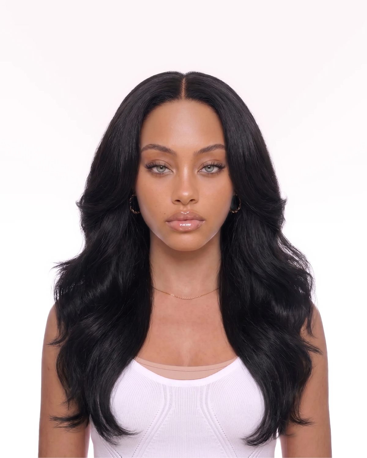 Demi-Perruque Yaki Body Wave Layers - Noir Naturel | LYS — vue 2