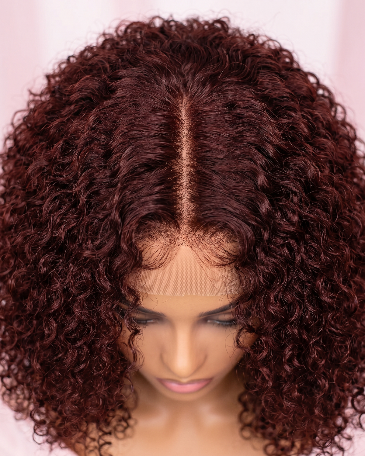 Perruque Afro Kinky Bouclé HD Lace 7x5 – Rouge Brun | LYS — vue 5