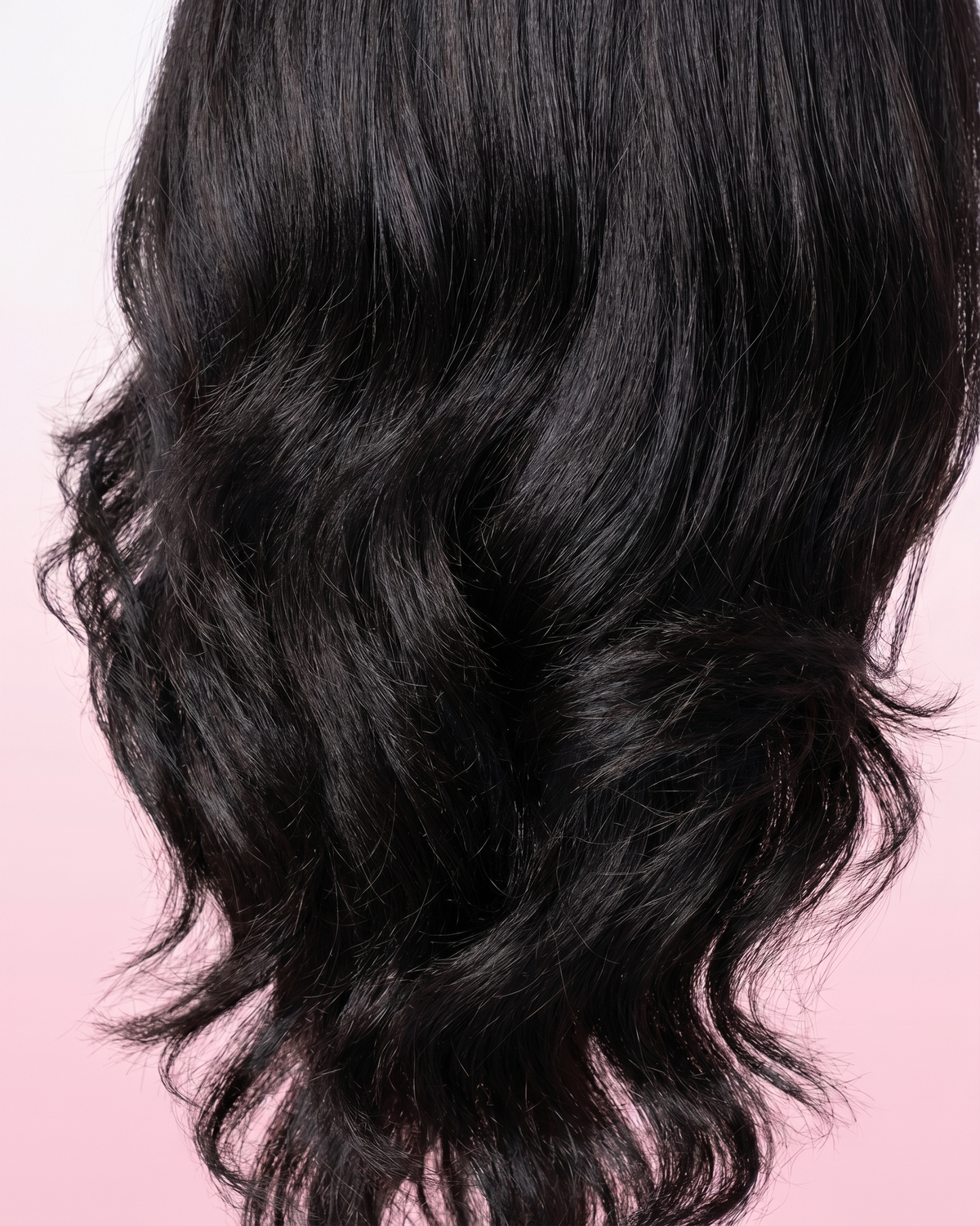 Demi-Perruque Yaki Body Wave Layers - Noir Naturel | LYS — vue 3