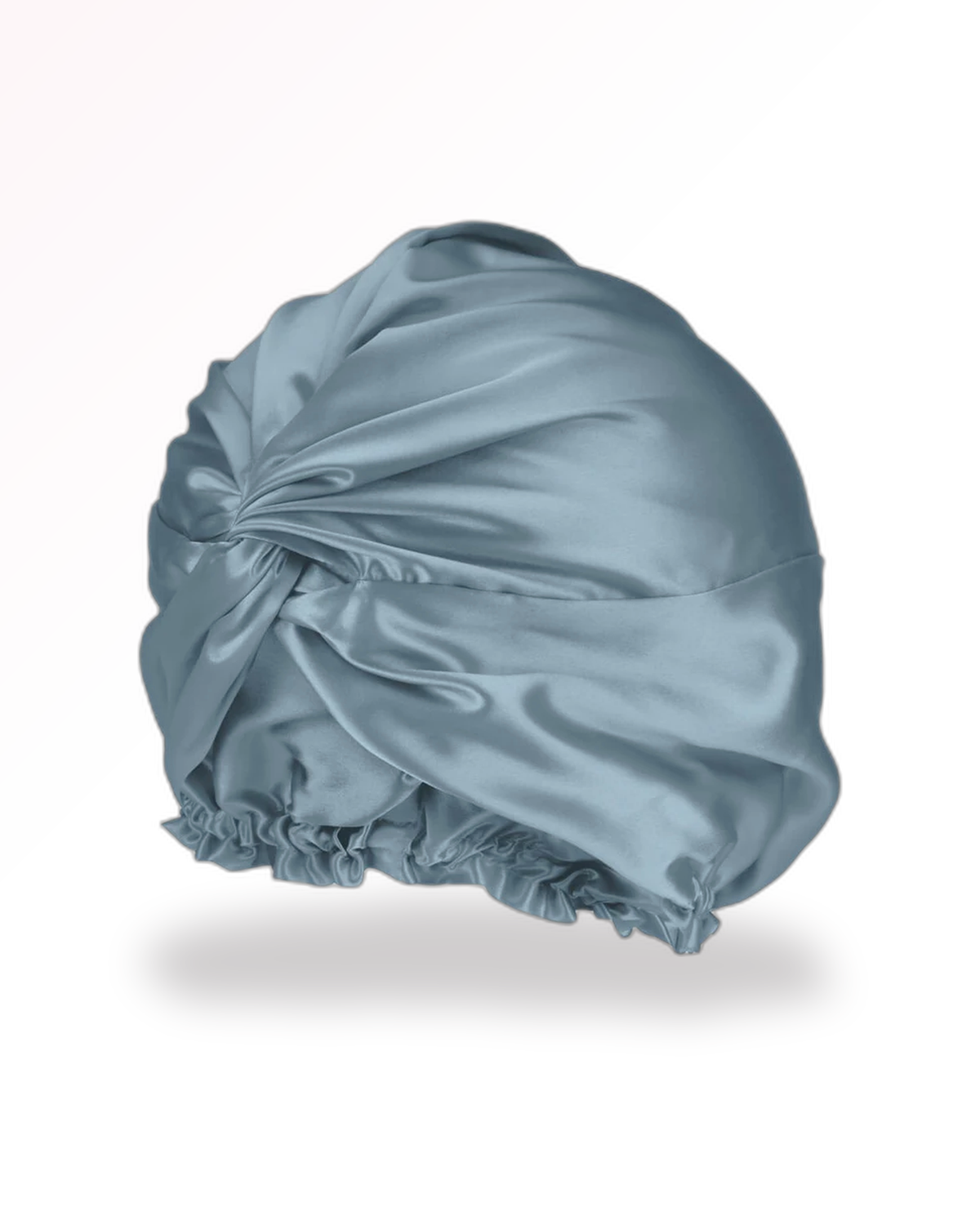 Bonnet en Soie de Mûrier - Bleu Cendré | LYS — vue 2