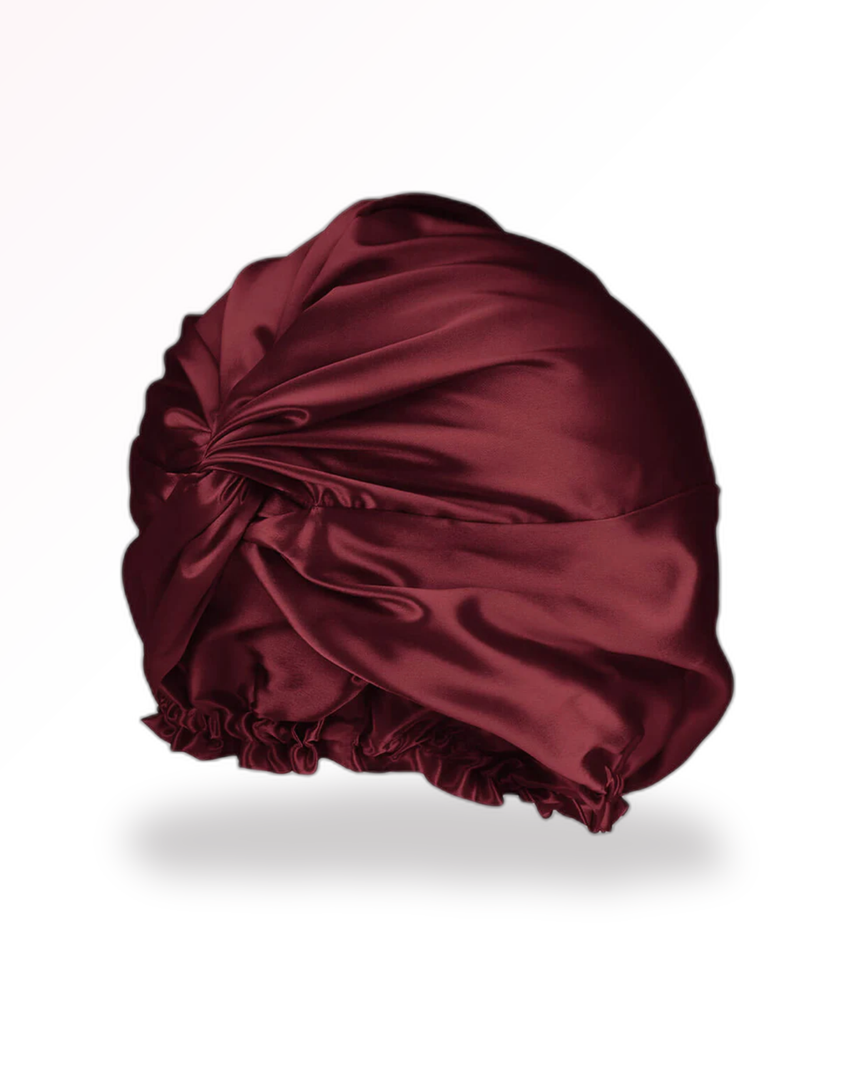 Bonnet en Soie de Mûrier - Bordeaux | LYS — vue 2