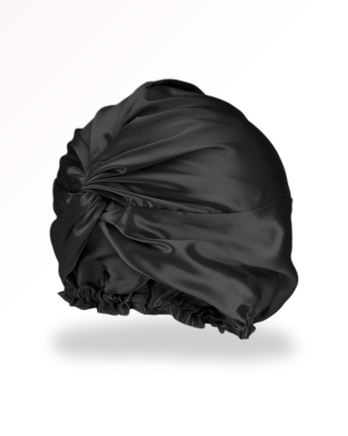 Bonnet en Soie de Mûrier - Noir | LYS — vue 2