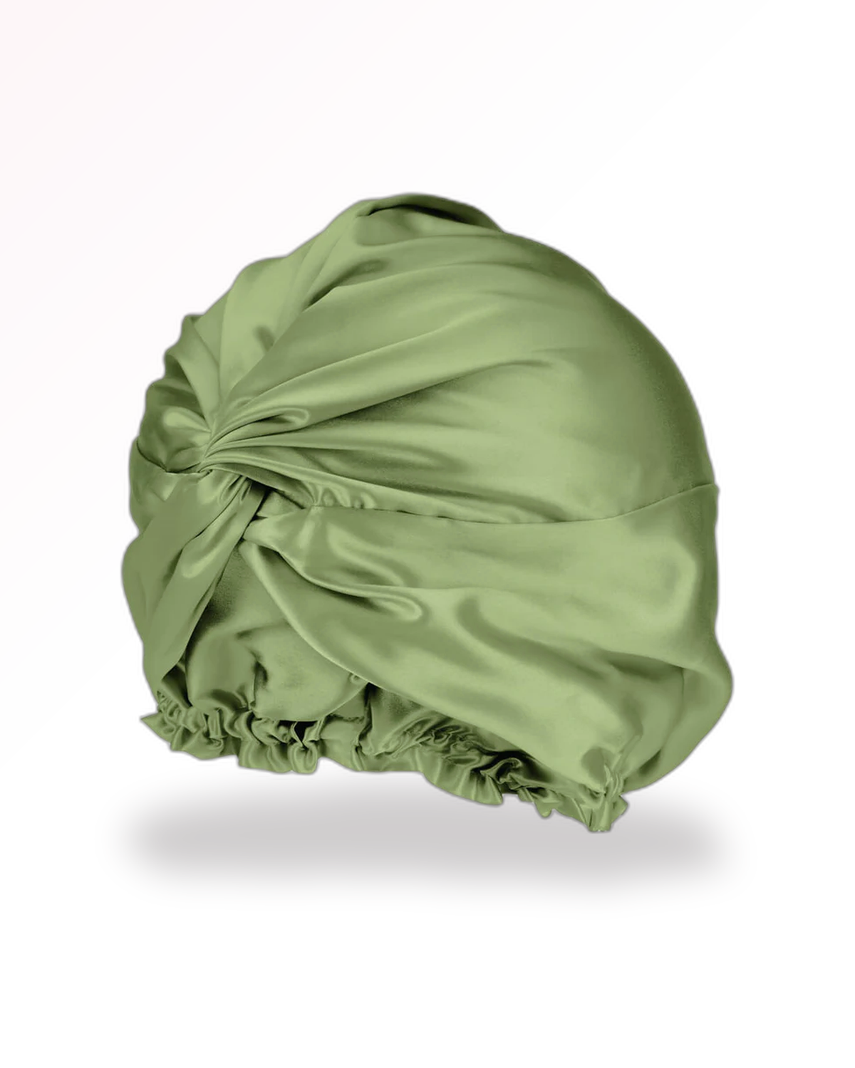 Bonnet en Soie de Mûrier - Olive | LYS — vue 2