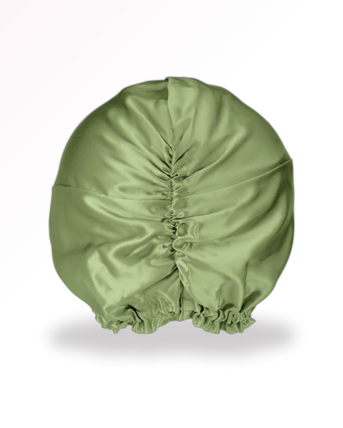 Bonnet en Soie de Mûrier - Olive | LYS