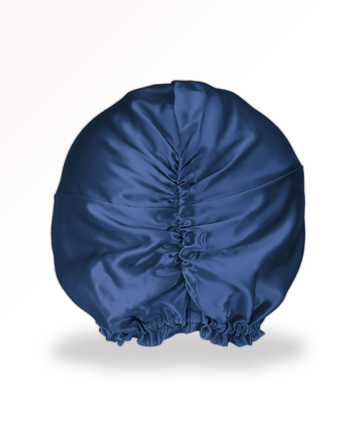Bonnet en Soie de Mûrier - Bleu | LYS