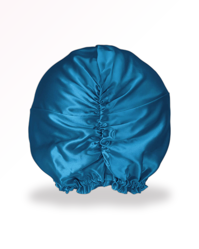 Bonnet en Soie de Mûrier - Aqua | LYS