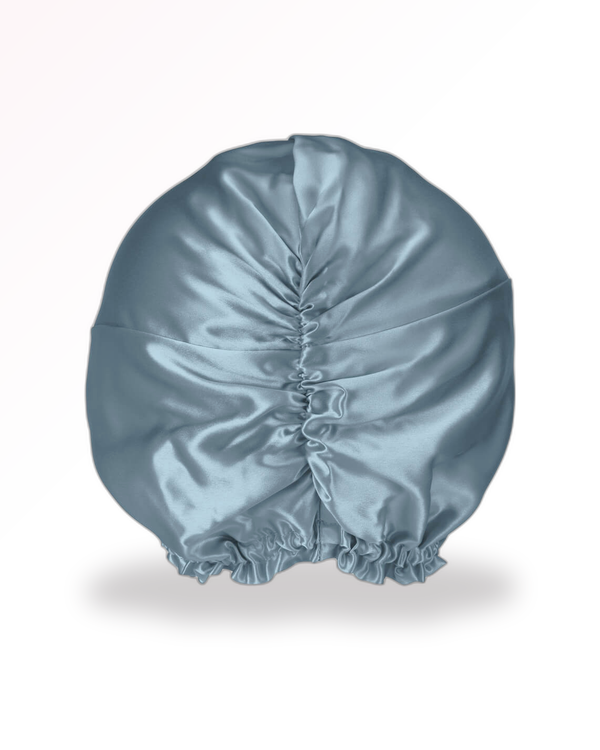 Bonnet en Soie de Mûrier - Bleu Cendré | LYS