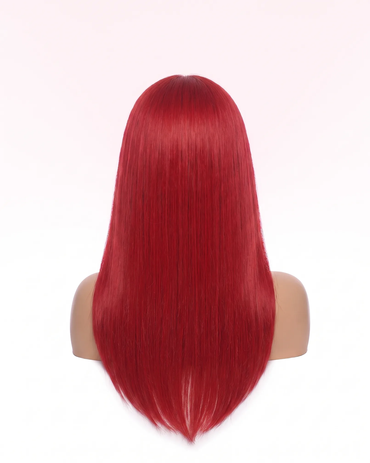 Straight Fringe Wig - Red | LYS — vue 2