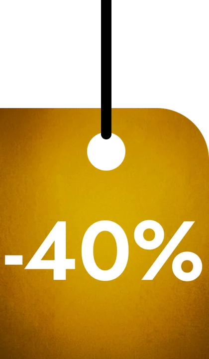 Etiqueta -40 %