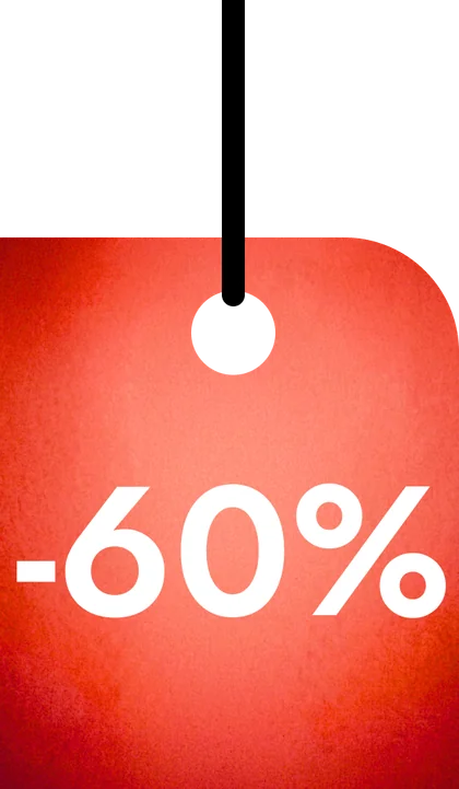 Etiqueta -60 %